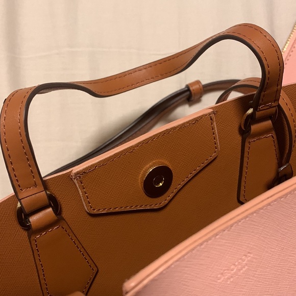 Oroton Mini Tote Bag in light pink - Picture 14 of 17